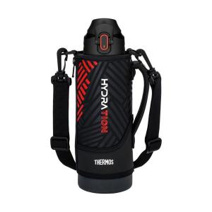 THERMOS サーモス 真空断熱スポーツボトル1L ブラックオレンジ