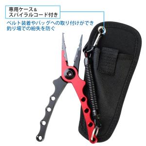 フィッシングプライヤー 釣り ロングノーズ 防...の詳細画像4