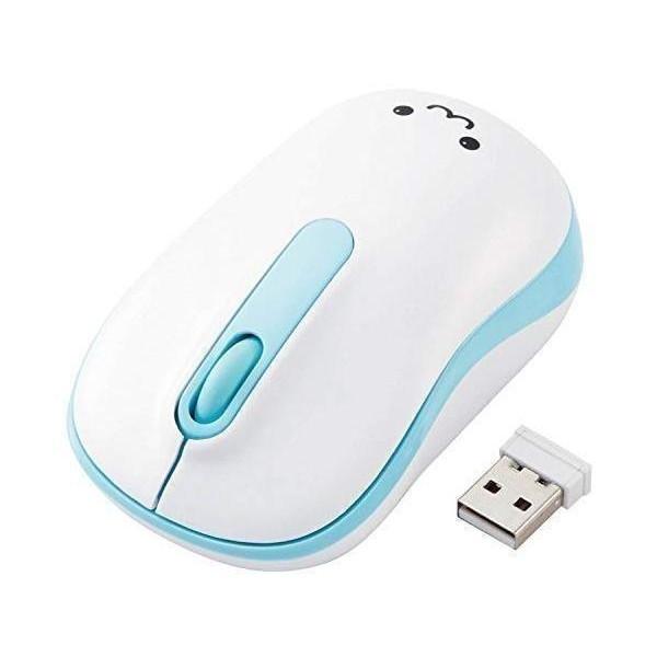 エレコム M-DY11DRSKBU ブルー ワイヤレスマウス 静音 抗菌 3ボタン Mサイズ ELE...