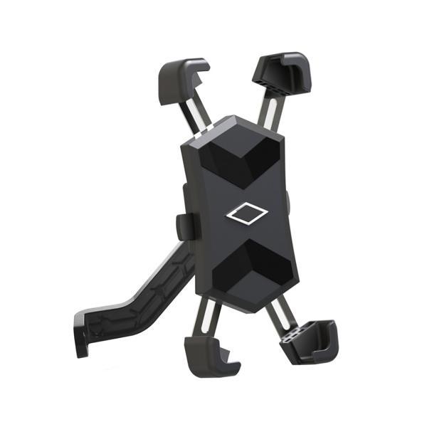 スマホホルダー バイク 振動吸収 防振 防水 雨 スマホ ホルダー ブラック スマホスタンド バイク...