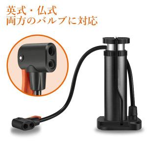 空気入れ 自転車 ボール 仏式 英式 小型 コ...の詳細画像2