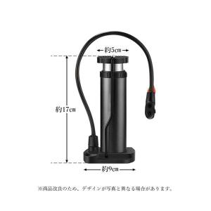 空気入れ 自転車 ボール 仏式 英式 小型 コ...の詳細画像5