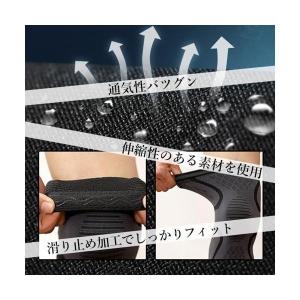 膝サポーター スポーツ 保護 伸縮性 カーフス...の詳細画像3