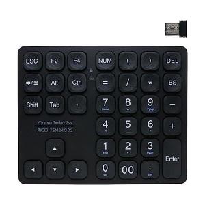 ミヨシ TENBT03／BK 十字キー付きBluetoothテンキー ブラック