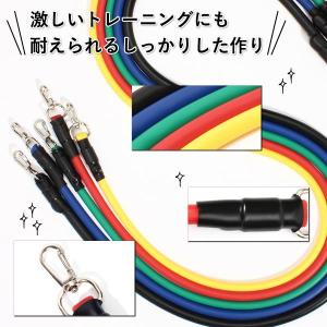 トレーニング チューブ エクササイズ バンド ...の詳細画像2
