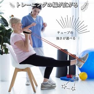 トレーニング チューブ エクササイズ バンド ...の詳細画像3