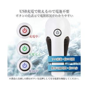 1年保証付 毛玉取り器 毛玉クリーナー 充電式...の詳細画像4