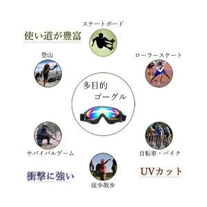 スキー ゴーグル タクティカルゴーグル スノボ...の詳細画像3