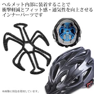 ヘルメット インナー ベンチレーションパッド ...の詳細画像2