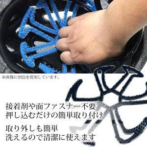 ヘルメット インナー ベンチレーションパッド ...の詳細画像4