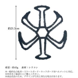 ヘルメット インナー ベンチレーションパッド ...の詳細画像5