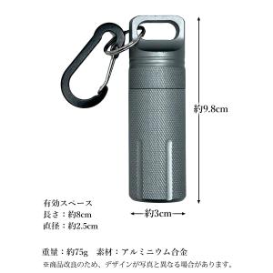 携帯灰皿 防水 おしゃれ 密閉 大容量 におわ...の詳細画像5