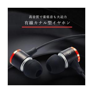イヤホン 有線 カナル型直挿pcイヤホン スポ...の詳細画像1