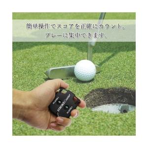 ゴルフ スコアカウンター ブラック 2プレイヤ...の詳細画像2