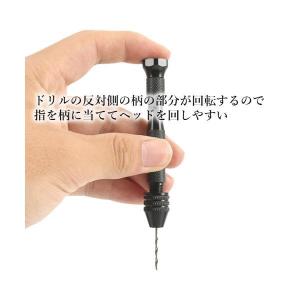 ピンバイス ハンドドリル ドリル25本付き 太...の詳細画像3