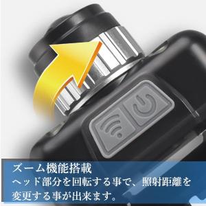ヘッドライト 充電式 LED ヘッドランプ ヘ...の詳細画像4