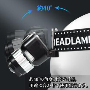 ヘッドライト 充電式 LED ヘッドランプ ヘ...の詳細画像5