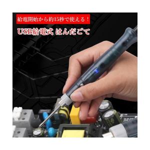 はんだごて 半田ごて USB給電式 高出力 8...の詳細画像1