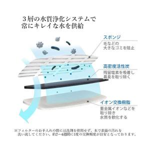 自動給水器 ペット給水器 猫 犬 水飲み器 循...の詳細画像3