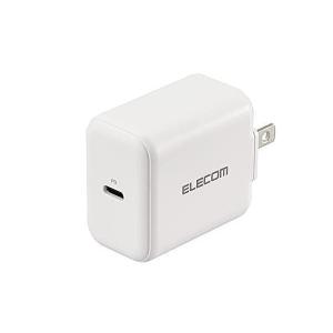 エレコム MPA-ACCP17WH ホワイト USB コンセント 充電器 USB PD対応 20W Type-C ×1