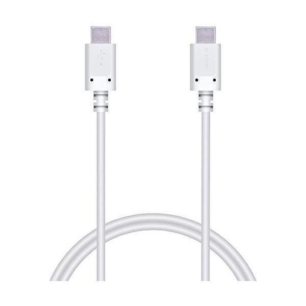 エレコム MPA-CC10PNWH ホワイト USB Type-C ケーブル ( USB PD対応 ...