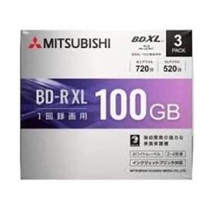 バーベイタム VBR520YP3D1 4倍速対応BD-R XL 3枚パック