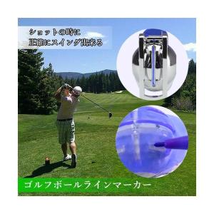 ゴルフ ボール ライン マーカー ショットマー...の詳細画像1