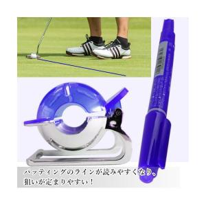 ゴルフ ボール ライン マーカー ショットマー...の詳細画像2