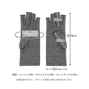 手袋 サポーター 着圧 バネ指 手首 引き締め...の詳細画像3
