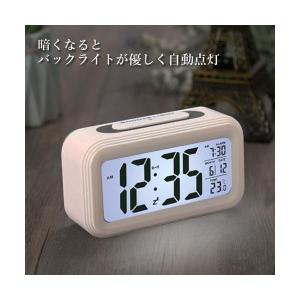 目覚まし時計 置時計 おしゃれ デジタル ライ...の詳細画像2