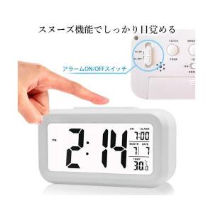 目覚まし時計 置時計 おしゃれ デジタル ライ...の詳細画像3
