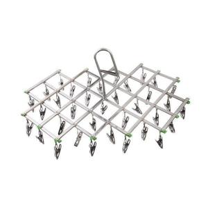 洗濯ハンガー ピンチハンガー ステンレス 折りたたみ  物干しハンガー 洗濯バサミ 洗濯 ハンガー 35ピンチ 収納 伸縮 新生活 ((S