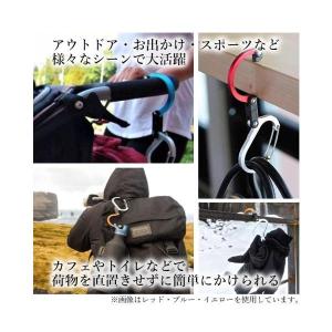 バッグハンガー バッグフック アウトドア バッ...の詳細画像2