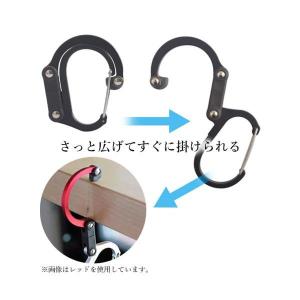 バッグハンガー バッグフック アウトドア バッ...の詳細画像3