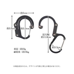 バッグハンガー バッグフック アウトドア バッ...の詳細画像4