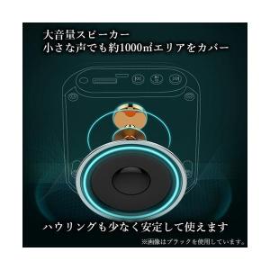 拡声器 ハンズフリー 小型 メガホン ポータブ...の詳細画像3