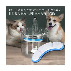 ペット給水器 フィルター 5個パック 自動給水...の詳細画像3