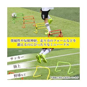 ハードル ミニハードル 6個セット 練習 トレ...の詳細画像2