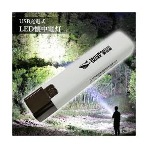 懐中電灯 LED USB充電式 軽量 明るい ...の詳細画像1