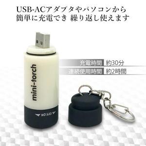 USB充電式 ミニライト コンパクト 高輝度 ...の詳細画像4