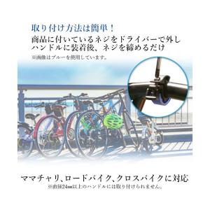 自転車ベル シルバー サイクル バイク コンパ...の詳細画像3