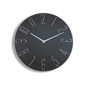 壁掛け時計 ブラック 掛け時計 静音 アナログ ...の商品画像