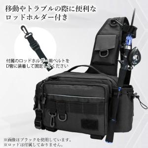 フィッシングバッグ 迷彩 釣りバッグ 釣り カ...の詳細画像2