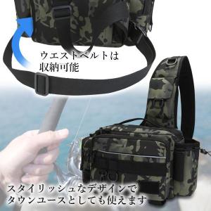フィッシングバッグ 迷彩 釣りバッグ 釣り カ...の詳細画像5