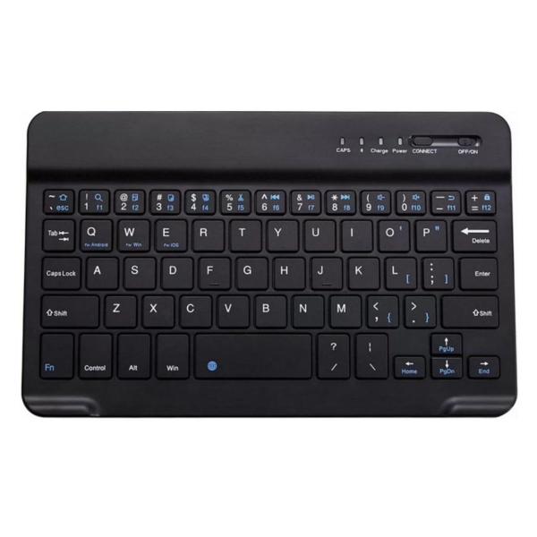 ワイヤレス キーボード ブラック Bluetooth スリム 薄型 静音 充電式 パンタグラフ iP...