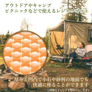 レジャーマット カーキ レジャーシート キャン...の詳細画像2