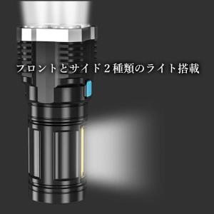 懐中電灯 強力照射 ハンディライト 作業灯 U...の詳細画像2