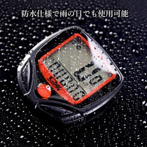 自転車 サイクルメーター サイクルコンピュータ...の詳細画像2