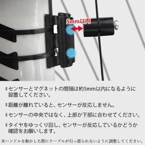 自転車 サイクルメーター サイクルコンピュータ...の詳細画像5