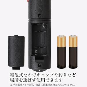 蚊取りラケット 電撃殺虫器 レッド ハエたたき...の詳細画像5